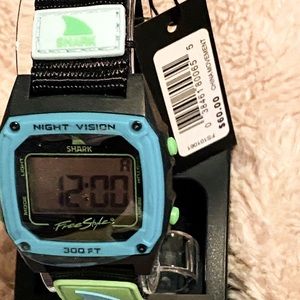 Shark Velcro Digital Watch